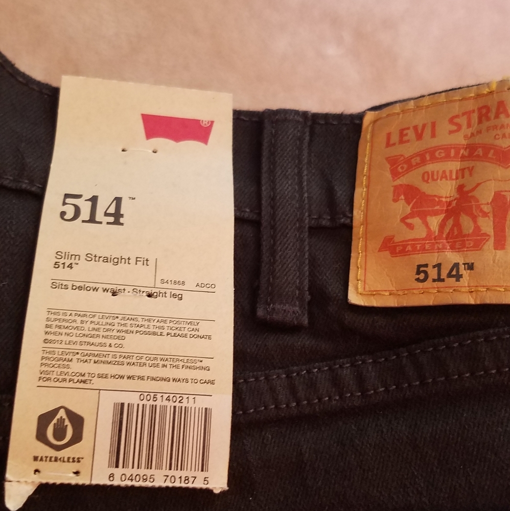 Levis Black Denim Jeans